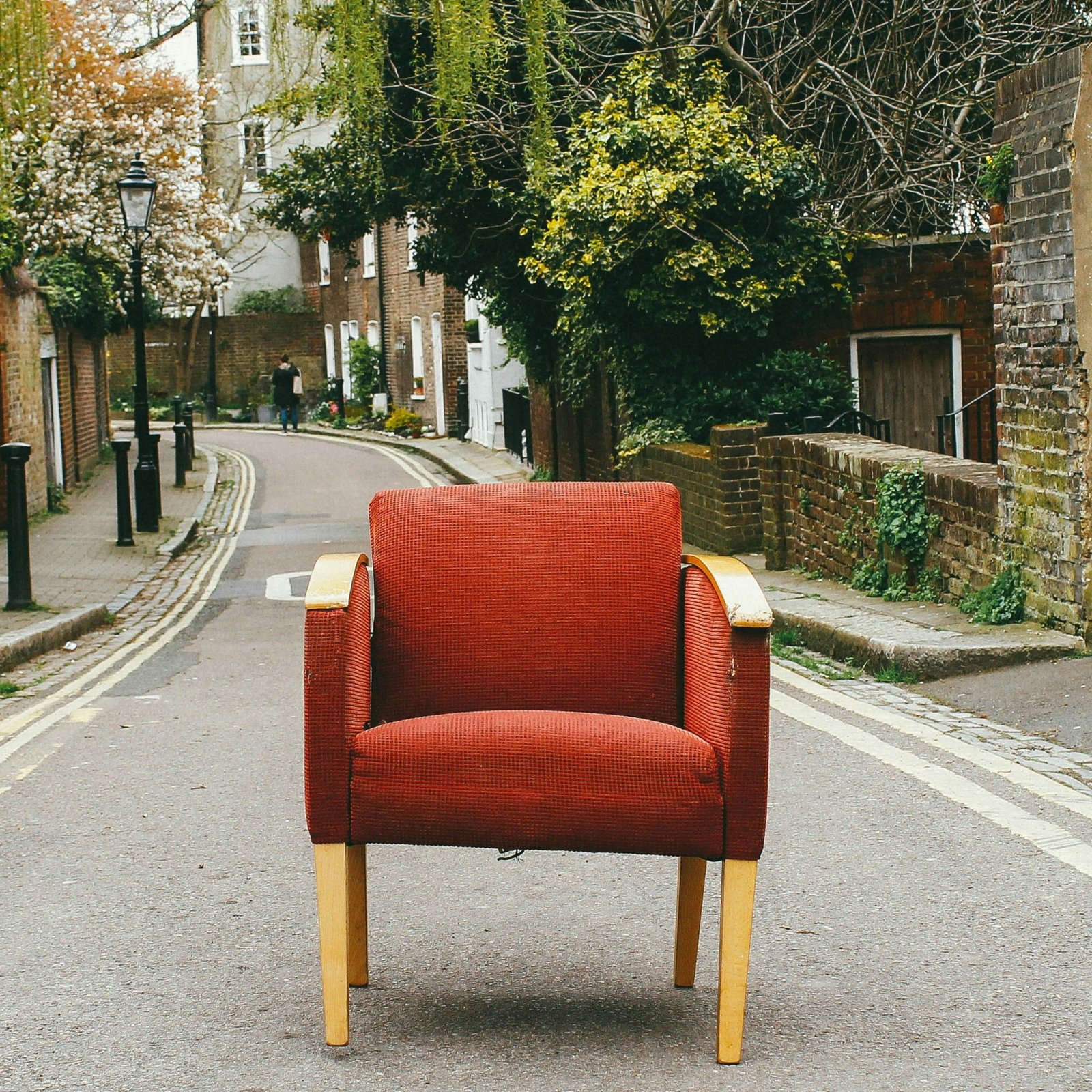 Sofa Single Merah